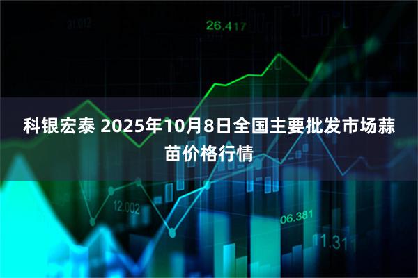 科银宏泰 2025年10月8日全国主要批发市场蒜苗价格行情